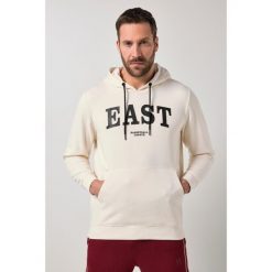 Męska Bluza z kapturem fitness kaptur nadruk na piersi do roz. 7 XL. Białe bluzy sportowe męskie JAY-PI, bez wzorów, z bawełny, casualowe, bez kołnierzyka, bez ramiączek. Za 349.99 zł.