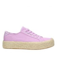 Claudia Ghizzani Espadryle w kolorze fioletowym rozmiar: 37. Różowe espadryle damskie Claudia Ghizzani, bez wzorów, bez obcasa, na platformie. Za 105.38 zł.