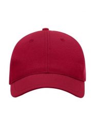 Clique Active Cap — 6-panelowa czapka wentylowana czerwona. Czerwone czapki męskie CLIQUE, bez wzorów, z elastanu, sportowe. Za 87.89 zł.