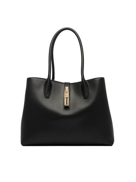 Furla Torebka Goccia M WB01978 ARE000 KH O6000 Czarny. Czarne torebki klasyczne damskie Furla, bez wzorów, ze skóry, bez dodatków. Za 1,222.99 zł.