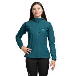 Kurtka softshell damska Echo Hooded Women. Zielone kurtki damskie MOUNTAIN EQUIPMENT, s, bez wzorów, z softshellu, bez kaptura. Za 749.99 zł.