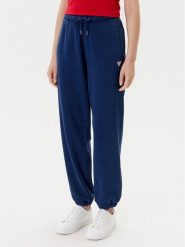 Guess Jeans Spodnie dresowe W5YB65 KCXQ1 Granatowy Regular Fit. Niebieskie jeansy damskie Guess Jeans. Za 269.99 zł.