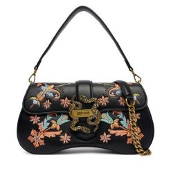 Torebka Just Cavalli. Czarne torebki klasyczne damskie Just Cavalli, bez wzorów, bez dodatków. Za 1,039.00 zł.