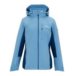 Damska Kurtka Wodoodporna Bosfield. Niebieskie kurtki damskie Regatta, bez wzorów, bez kaptura. Za 386.99 zł.