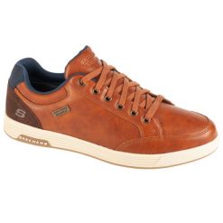 Buty sportowe Sneakersy męskie, Cavell - Sparkman. Brązowe buty sportowe na co dzień męskie Skechers, bez zapięcia, trekkingowe. Za 319.99 zł.