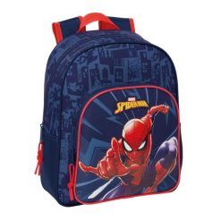 Plecak szkolny SPIDERMAN Niebieski. Niebieskie plecaki męskie Spiderman, bez wzorów. Za 137.05 zł.