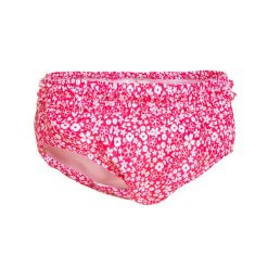Pielucho-kąpielówki dla malucha Nabaiji Kwiatki. Białe kąpielówki męskie NABAIJI, bez wzorów, do pływania. Za 49.99 zł.