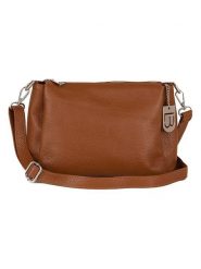 Lucca Baldi Skórzana torebka "Melfi" w kolorze jasnobrązowym - 26 x 19 x 9 cm rozmiar: onesize. Brązowe torebki klasyczne damskie Lucca Baldi, bez wzorów, z materiału, bez dodatków. Za 336.61 zł.