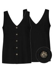 Eight2Nine Top w kolorze czarnym rozmiar: XXL. Czarne topy damskie Eight2Nine, xxl, bez wzorów, bez kołnierzyka. Za 70.90 zł.