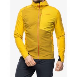 Kurtka softshell męska La Sportiva Descender Storm Jkt. Żółte kurtki męskie La Sportiva, na zimę, m, bez wzorów, z softshellu, sportowe, bez kaptura. Za 682.49 zł.
