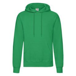 Męska Klasyczna Bluza Z Kapturem. Zielone bluzy z kapturem męskie Fruit of the Loom, m. Za 107.99 zł.