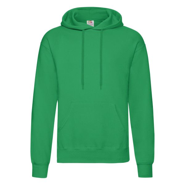 Męska Klasyczna Bluza Z Kapturem. Zielone bluzy z kapturem męskie Fruit of the Loom, m. Za 81.99 zł.