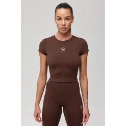 Koszulka sportowa oddychająca Rough Radical Zoya Classic. Brązowe bluzki sportowe damskie ROUGH RADICAL, bez wzorów, bez ramiączek. Za 109.90 zł.