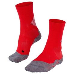 Skarpetki Falke 4grip Stabilizing Unisexe. Czerwone skarpetki męskie Falke, bez wzorów, z elastanu. Za 224.00 zł.