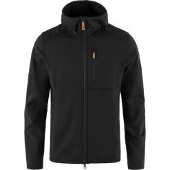 Kurtka polarowa męska Fjallraven Keb Fleece Hoodie. Czarne kurtki męskie Fjällräven, m, bez wzorów, z polaru, sportowe, bez kaptura. Za 1,007.99 zł.