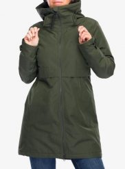 Płaszcz ocieplany damski Didriksons Helle Parka 5. Zielone parki damskie Didriksons, m, bez wzorów, z materiału. Za 593.99 zł.