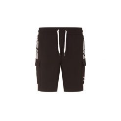 Szorty EA7 Emporio Armani SD. Czarne szorty męskie EMPORIO ARMANI CONNECTED, na fitness i siłownię. W wyprzedaży za 296.50 zł.