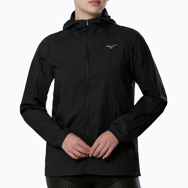 Kurtka do biegania damska Mizuno Tech Light Hooded Jacket. Czarne kurtki do biegania damskie Mizuno, s, bez wzorów, z materiału, bez kaptura. Za 299.99 zł.