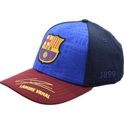Czapka z daszkiem FC Barcelona z podpisem Lamine Yamal. Czerwone czapki z daszkiem damskie FC Barcelona, bez wzorów. W wyprzedaży za 112.96 zł.