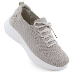 Buty sportowe damskie Vinceza 17366 szare. Szare buty sportowe na co dzień damskie bez wzorów, z gumy. W wyprzedaży za 171.45 zł.
