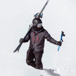 Dlx Matthews - Męska kurtka narciarska Dlx Ciemnoszara. Szare kurtki narciarskie i snowboardowe damskie DLX, m, bez wzorów, bez kaptura, narciarskie. Za 872.99 zł.