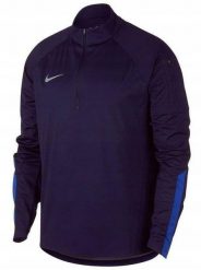 Bluza piłkarska męska Nike Shield Squad Drill Top. Niebieskie bluzy bez kaptura męskie Nike, m, z materiału. Za 200.99 zł.