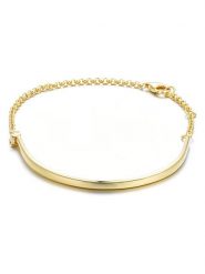 DI GIORGIO Pozłacana bransoletka z elementem ozdobnym rozmiar: onesize. Żółte bransoletki damskie DI GIORGIO, pozłacane. Za 73.99 zł.