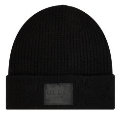 Czapka Guess. Czarne czapki zimowe damskie Guess. Za 159.99 zł.