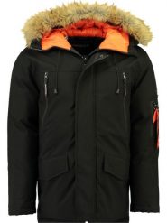 Geographical Norway Parka "Arnold" w kolorze czarnym rozmiar: XL. Czarne parki męskie Geographical Norway, xl, bez wzorów. Za 188.85 zł.