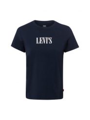 Levi's T-shirt Kobiety Bawełna niebieski, L. Niebieskie t-shirty damskie Levi's, l, bez wzorów, z bawełny, bez kołnierzyka. Za 169.95 zł.