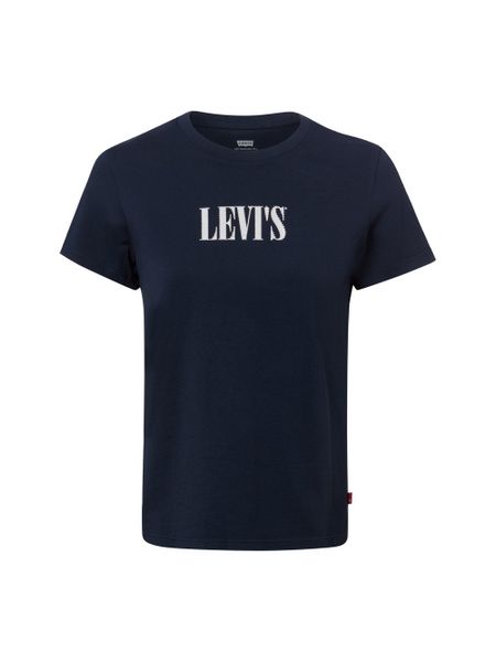 Levi's T-shirt Kobiety Bawełna niebieski, L. Niebieskie t-shirty damskie Levi's, l, bez wzorów, z bawełny, bez kołnierzyka. Za 169.95 zł.