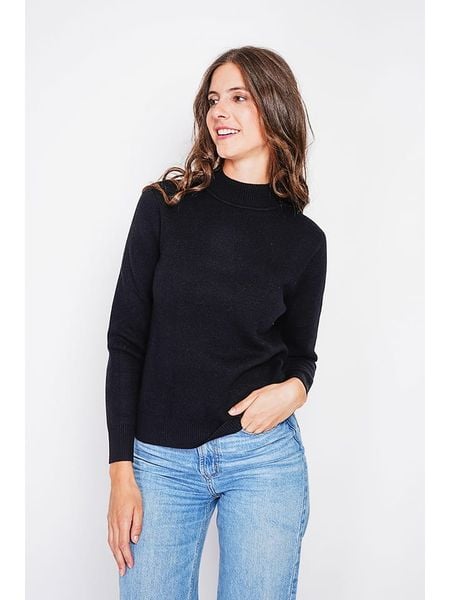 William de Faye Sweter w kolorze czarnym rozmiar: 34. Czarne golfy damskie William De Faye, bez wzorów, bez ramiączek. Za 117.73 zł.