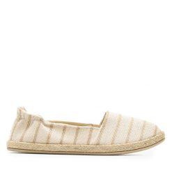 Espadryle Jenny Fairy. Brązowe espadryle damskie Jenny Fairy, bez wzorów, bez obcasa. Za 59.99 zł.