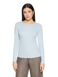 CARTOON Koszulka w kolorze błękitnym rozmiar: 38. Niebieskie bluzki damskie Cartoon, bez wzorów, bez kołnierzyka. Za 69.99 zł.