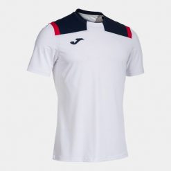Koszulka Joma Toledo. Białe t-shirty sportowe męskie Joma, l, z materiału, bez ramiączek, do piłki nożnej. Za 161.00 zł.