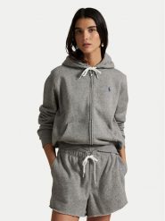 Polo Ralph Lauren Bluza 211971699004 Szary Relaxed Fit. Szare bluzy bez kaptura damskie Polo Ralph Lauren, l. Za 879.99 zł.