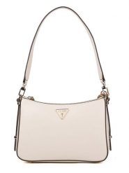 Guess Torebka w kolorze kremowym - 24,5 x 17 x 5,5 cm rozmiar: onesize. Brązowe torebki klasyczne damskie Guess, z aplikacjami, z materiału, bez dodatków. Za 408.49 zł.
