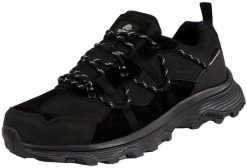 Męskie buty trekkingowe wodoodporne turystyczne. Czarne buty trekkingowe męskie GUGGEN MOUNTAIN, z materiału, bez zapięcia, trekkingowe. Za 334.64 zł.