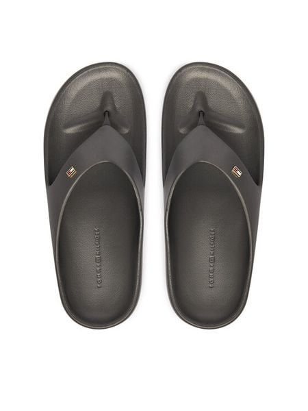 Tommy Hilfiger Japonki FW0FW09201 Szary. Szare klapki damskie Tommy Hilfiger, bez wzorów, z syntetyku, bez obcasa. Za 189.99 zł.