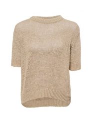 Franco Callegari Sweter z dzianiny Kobiety beżowy, XL. Brązowe swetry klasyczne damskie Franco Callegari, xl, z dzianiny, bez kołnierzyka. Za 169.95 zł.