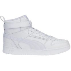 Buty Puma Rbd Game 385839 02 białe. Białe buty sportowe na co dzień męskie z gumy, bez zapięcia. Za 469.30 zł.