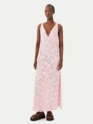 MICHAEL Michael Kors Sukienka letnia MS683HIKR1 Różowy jasny Slim Fit. Czerwone sukienki damskie MICHAEL Michael Kors, na lato, bez wzorów, z syntetyku, bez kołnierzyka, bez ramiączek. Za 1,389.00 zł.