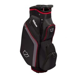 Torba na wózek golfowy Wilson Golf Lite 3. Czarne golfy damskie Wilson, m, bez wzorów, z materiału, bez ramiączek. Za 992.25 zł.