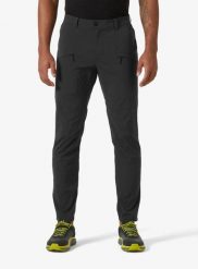 Spodnie turystyczne męskie Helly Hansen Vinda Light Tur Pant. Czarne spodnie materiałowe męskie Helly Hansen, bez wzorów, z elastanu. Za 472.50 zł.