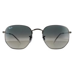 Okulary przeciwsłoneczne Ray-Ban Hexagonal. Szare okulary przeciwsłoneczne męskie Ray-Ban, z materiału. Za 629.99 zł.