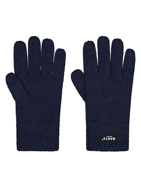 Barts Rękawiczki "Chalkie" w kolorze granatowym rozmiar: 5. Niebieskie rękawiczki dziecięce Barts, prążkowane, bez ramiączek. Za 52.30 zł.