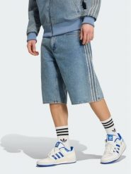 Adidas Szorty jeansowe Firebird Adicolo KS4975 Niebieski Regular Fit. Niebieskie szorty męskie Adidas, z jeansu, bez kołnierzyka. Za 298.99 zł.