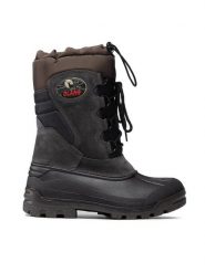 Olang Śniegowce Canadian Czarny. Czarne buty zimowe męskie Olang, z materiału, bez zapięcia. Za 369.99 zł.