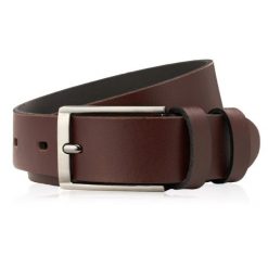 Pasek skórzany 100 CM brązowy PAOLO PERUZZI PG-03-BRBL-100. Brązowe paski męskie Paolo Peruzzi, bez wzorów, z jeansu, eleganckie. Za 49.99 zł.