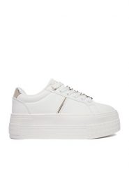 Guess Sneakersy CEO-VGG10AW2026 Biały. Białe buty sportowe dziewczęce Guess, z aplikacjami, ze skóry, bez zapięcia. Za 199.99 zł.